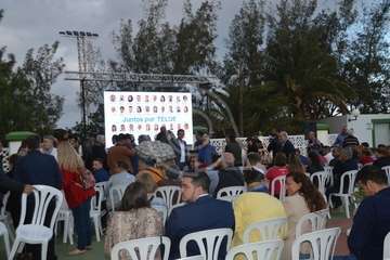 Presentación de la candidatura de Juntos por Telde que lidera Héctor Suárez (Foto TA)